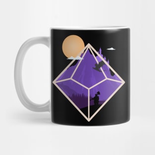 D20 Fantasy Worlds - D10 Mug